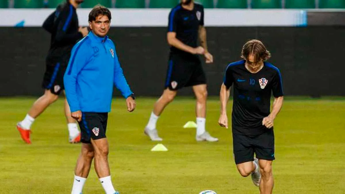 Златко Далич и Лука Модрич / фото: Marca