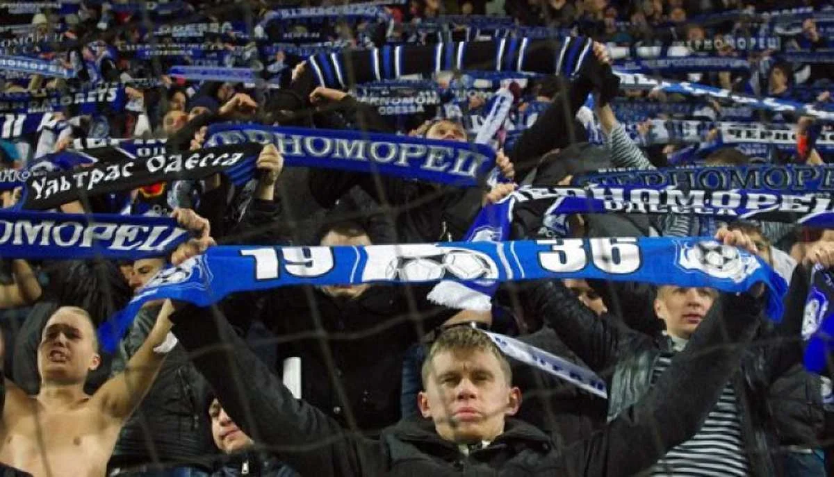 Вболівальники Чорноморця / Фото з соцмереж