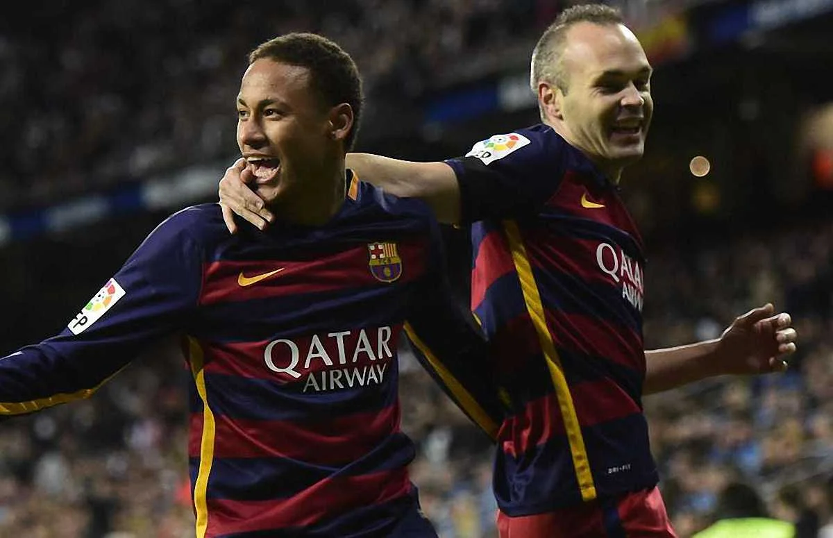 Неймар та Іньєста / фото із соцмереж