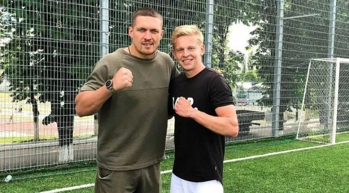 Усик и Зинченко / соцсети