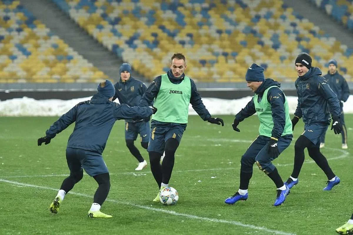 Тренировка сборной Украины / П. Кубанов