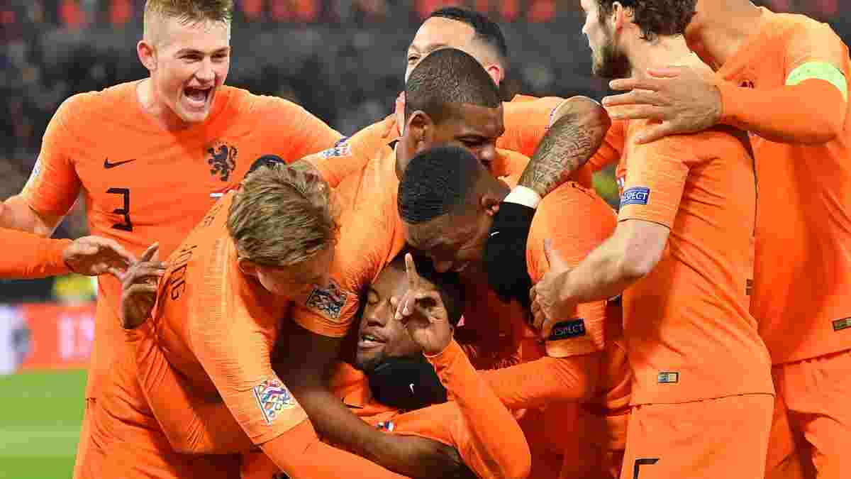 Ліга націй: Нідерланди впевнено здолали збірну Франції