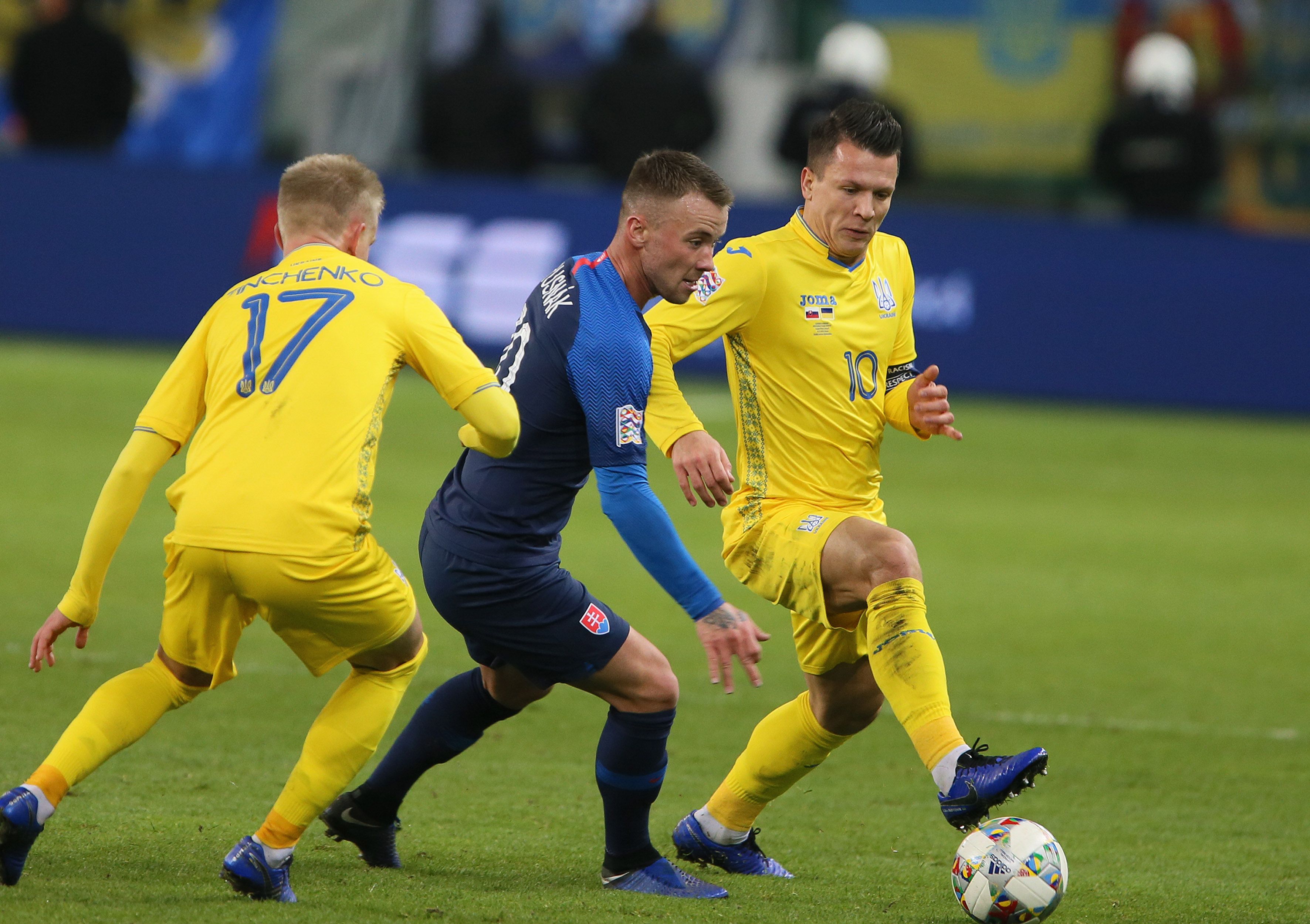 Словакия – Украина: счет и обзор матча 16.11.2018 – Лига наций 2018/19
