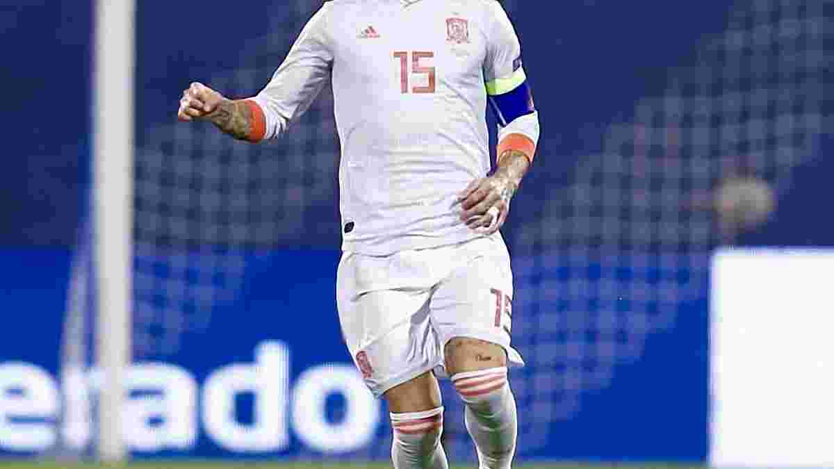 Рамос покинув збірну Іспанії через травму