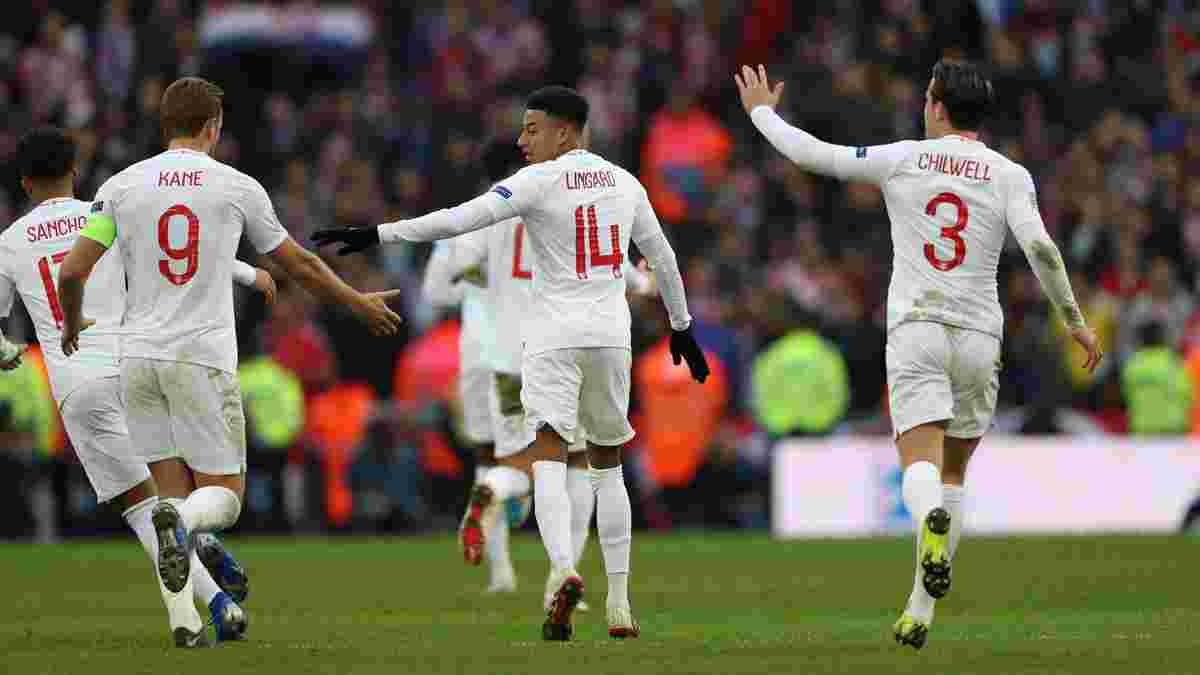 Лига наций: Англия дожала Хорватию и вышла в плей-офф, "клетчатые" вылетели в дивизион B