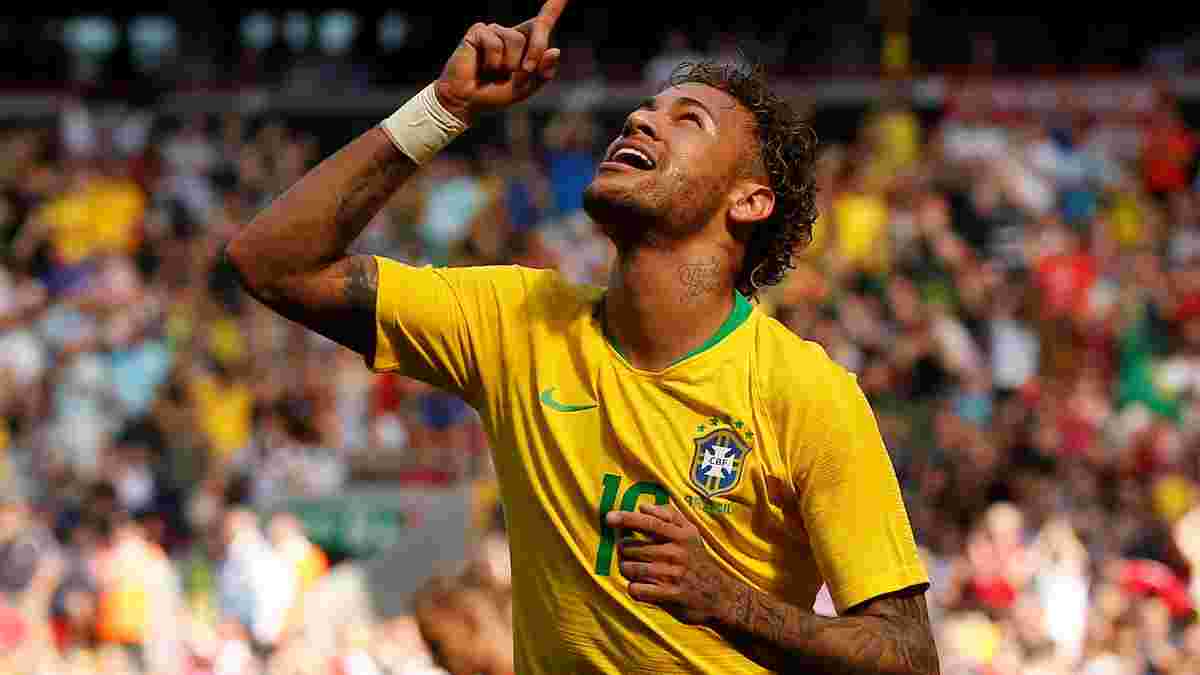 Неймар – лише третій футболіст збірної Бразилії, який забив 60 голів за національну команду