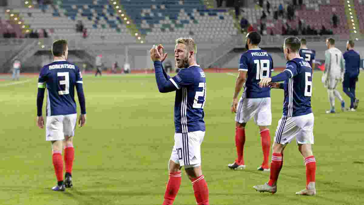 Албания – Шотландия – 0:4 – видео голов и обзор матча