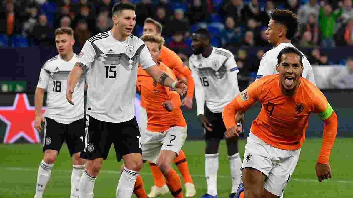 Лига наций: Нидерланды спасли ничью в матче с Германией и вышли в Финал четырех турнира