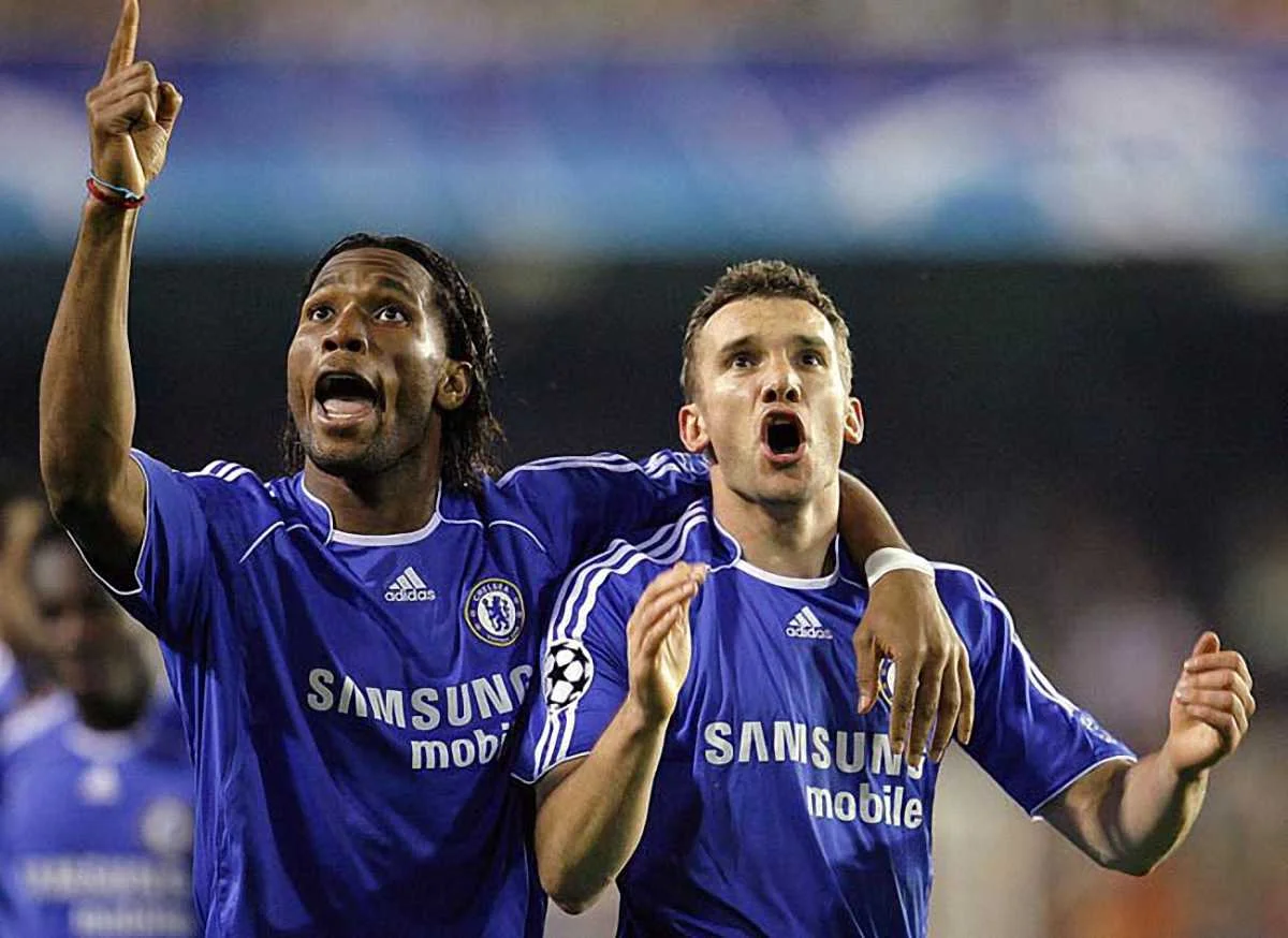 Дрогба та Шевченко / соцмережі