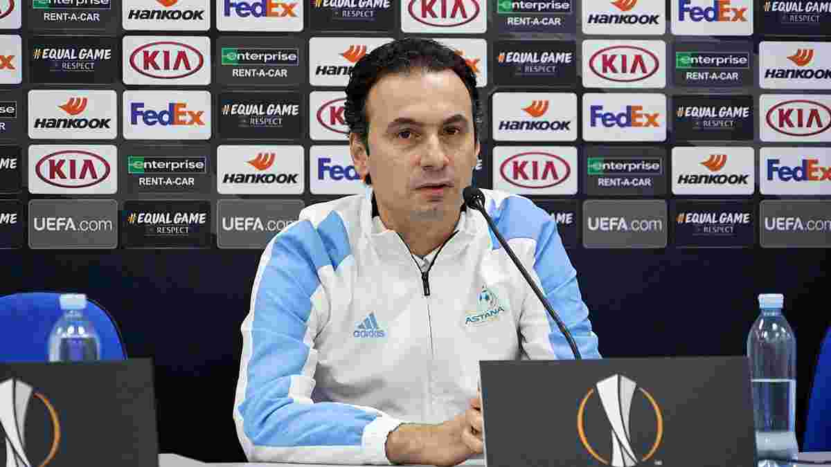 Астана – Динамо: тренер господарів Бабаян пообіцяв пробігтись у спідній білизні містом, якщо команда виграє Лігу Європи 