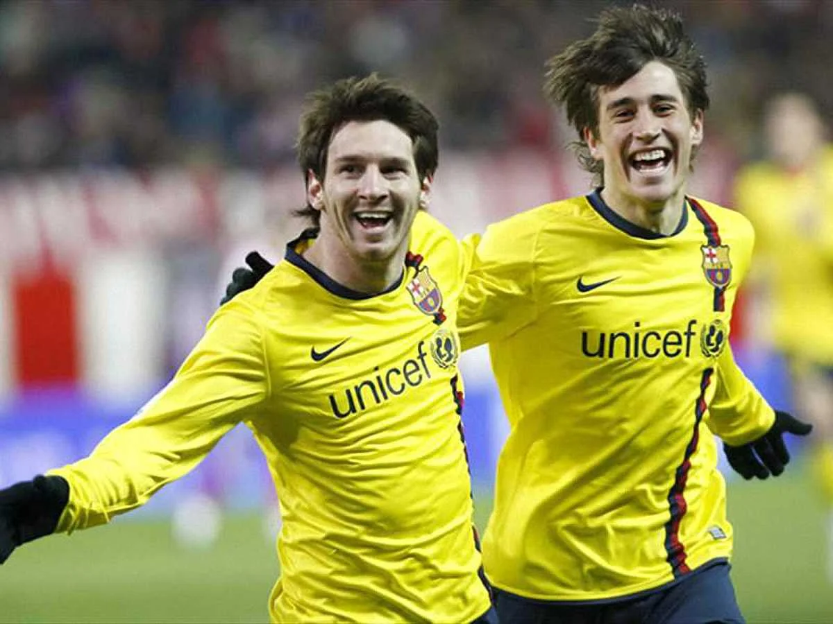 Лионель Месси и Боян Кркич / Фото ФК Барселона