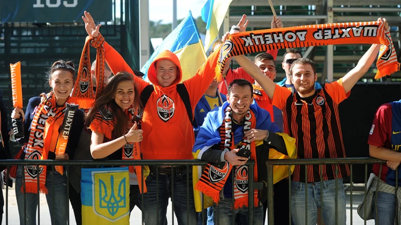 болельщики Шахтера / Фото из соцсетей