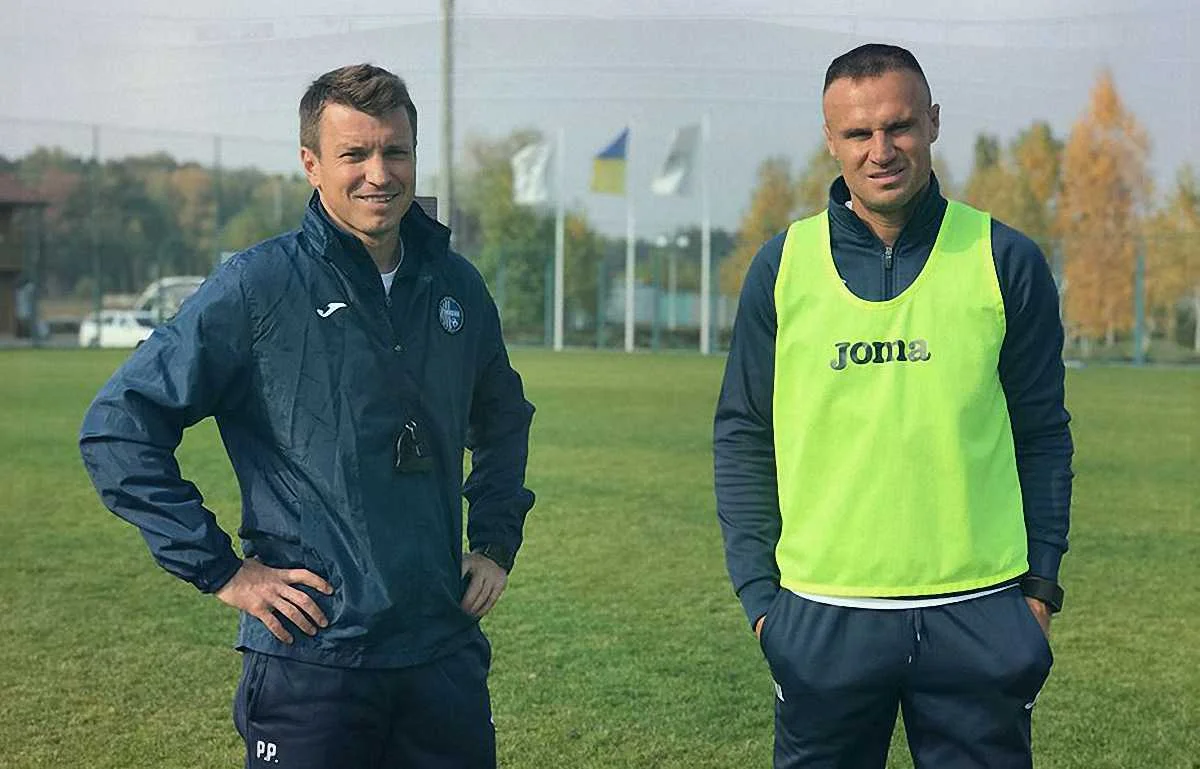 Руслан Ротань і Вячеслав Шевчук / Фото ФК Олімпік