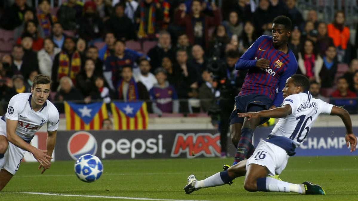 Усман Дембеле в матчі проти Тоттенхема / фото: Marca