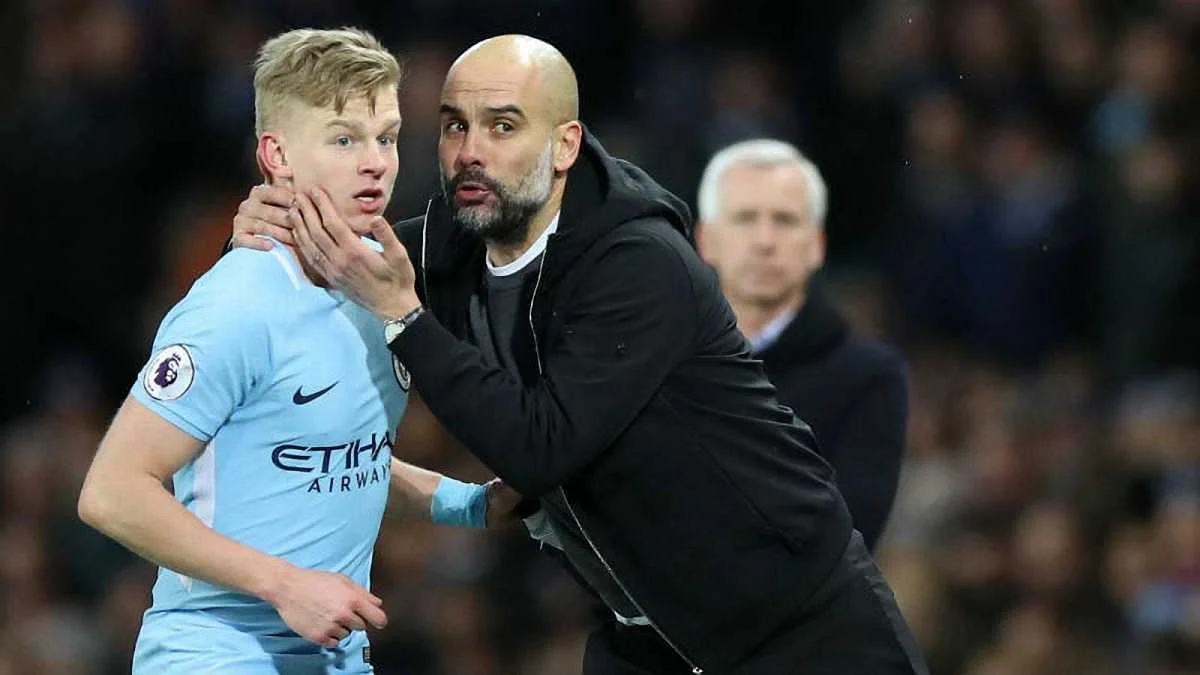 Александр Зинченко и Хосеп Гвардиола / BBC