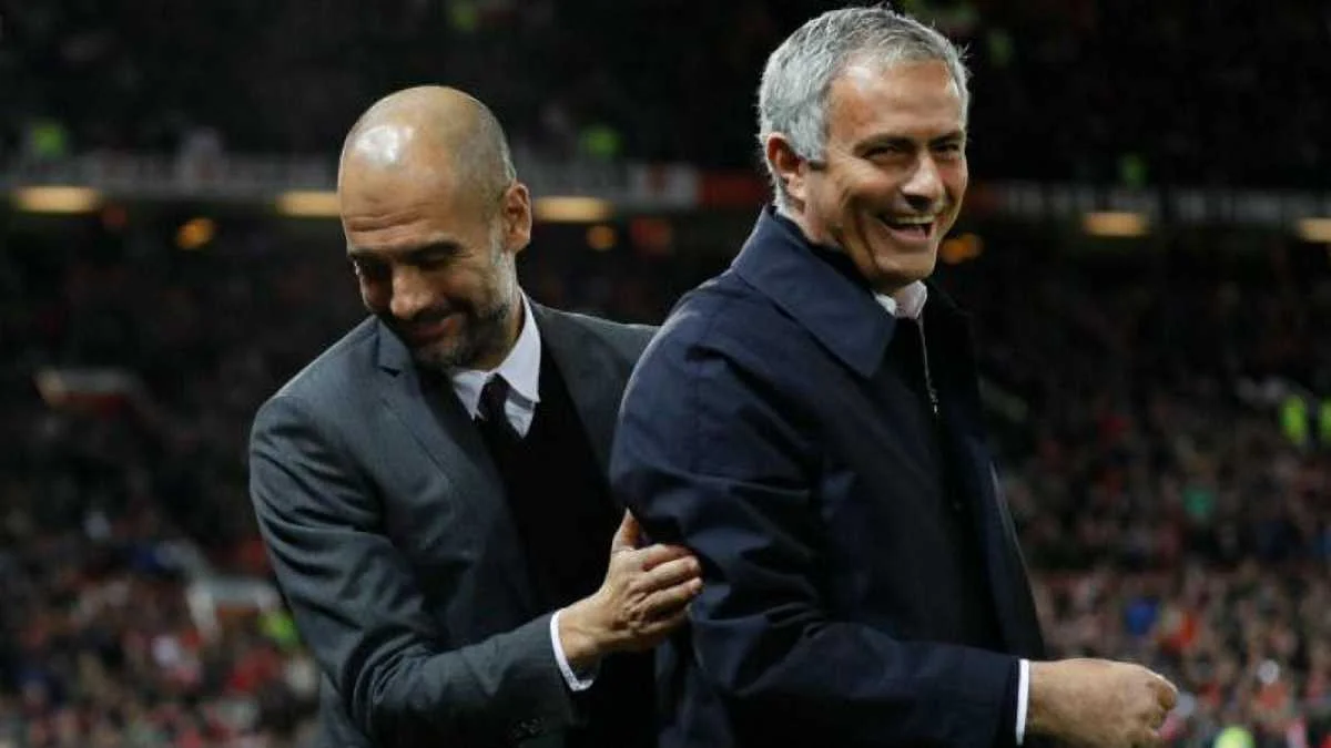 Гвардіола та Моурінью / фото: The Times