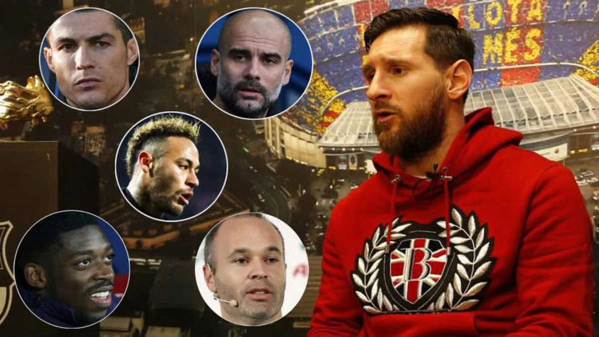 Мессі згадав Гвардіолу, Неймара та Роналду