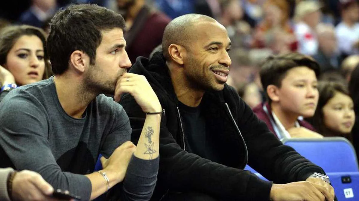 Сеск Фабрегас и Тьерри Анри / Фото eurosport