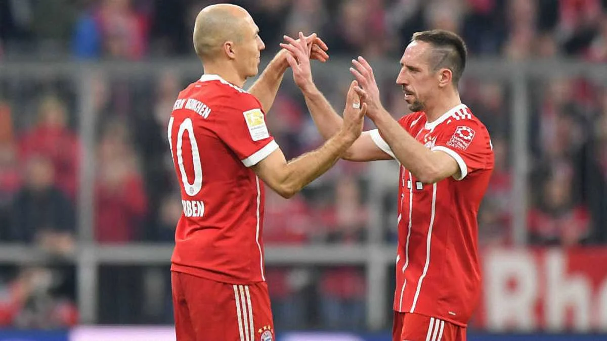 Франк Рибери и Арьен Роббен / фото ФК Бавария