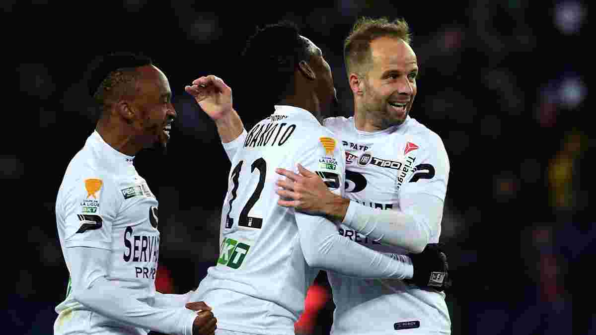 ПСЖ уступил Генгаму и сенсационно вылетел из Кубка французской лиги