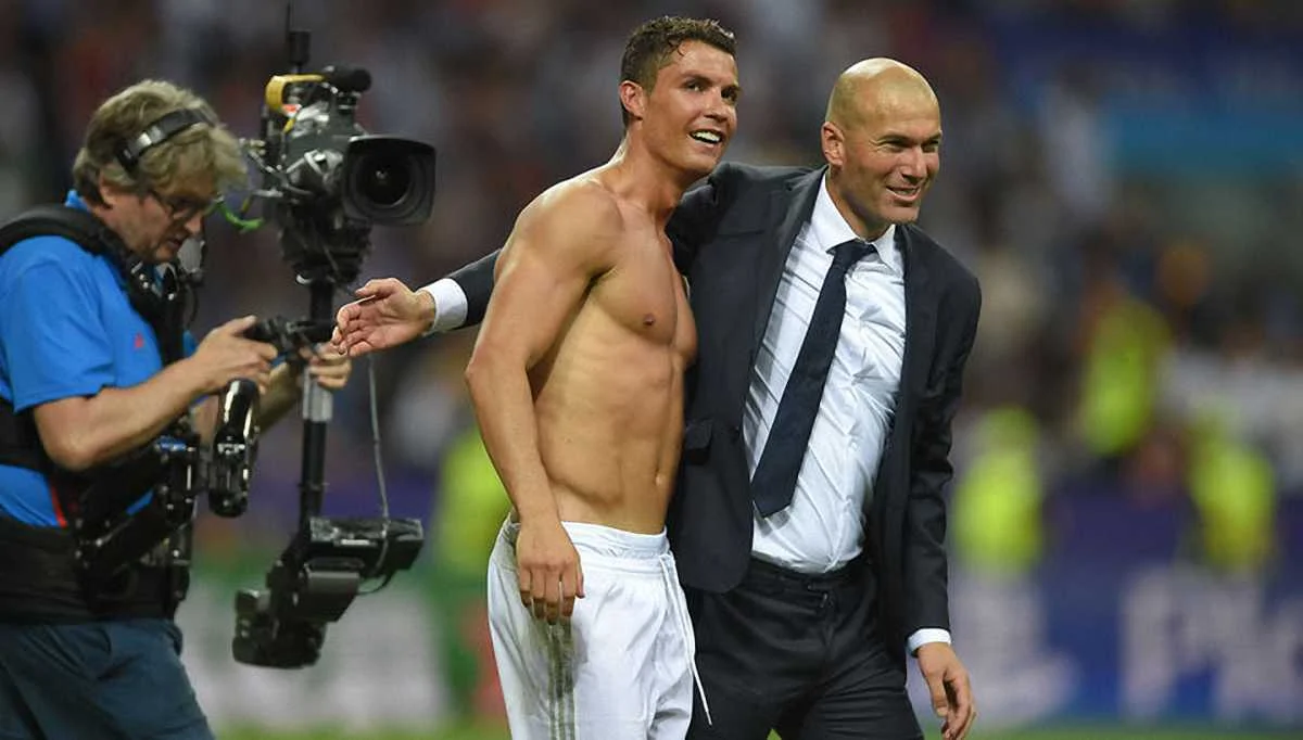 Криштиану Роналду и Зинедин Зидан / Фото: соцсети