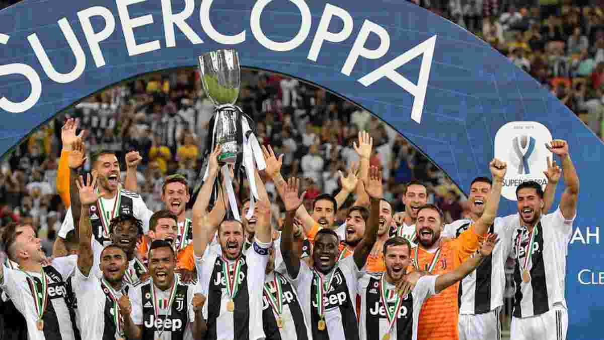 Ювентус благодаря голу Роналду победил Милан и выиграл Суперкубок Италии, став рекордсменом турнира
