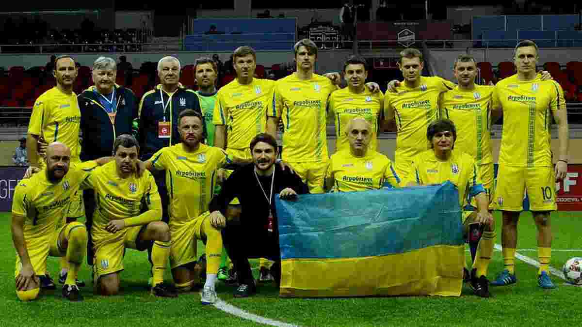 Збірна ветеранів України потрапила до четвірки найсильніших на "Кубку легенд" у Грузії