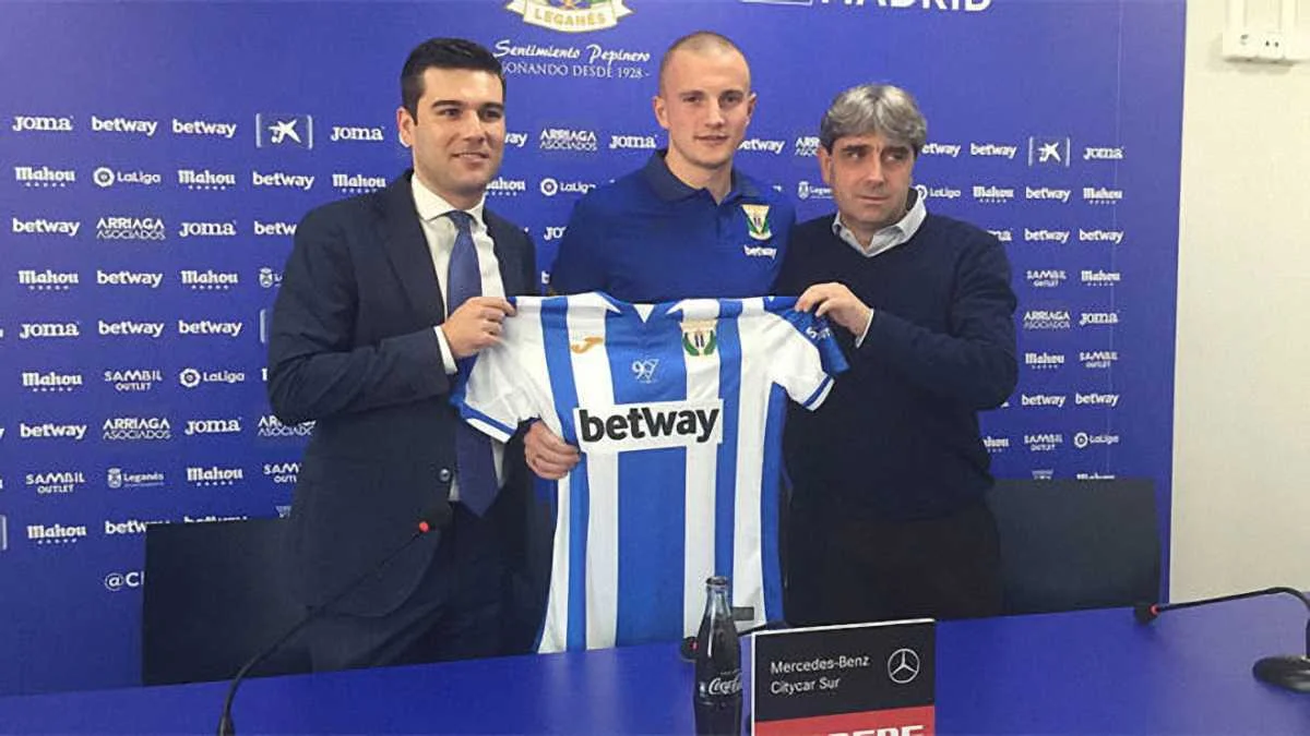 Леганес презентував Кравця