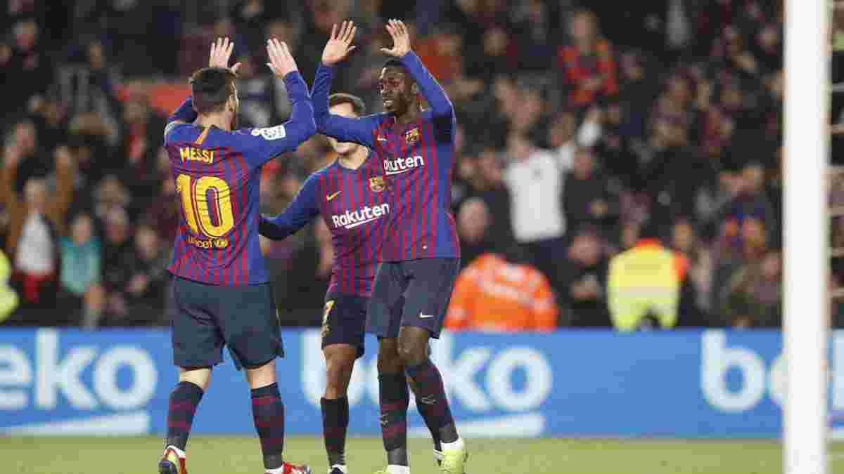 Барселона – Леванте: Дембеле оформив неймовірно курйозний дубль за 2 хвилини