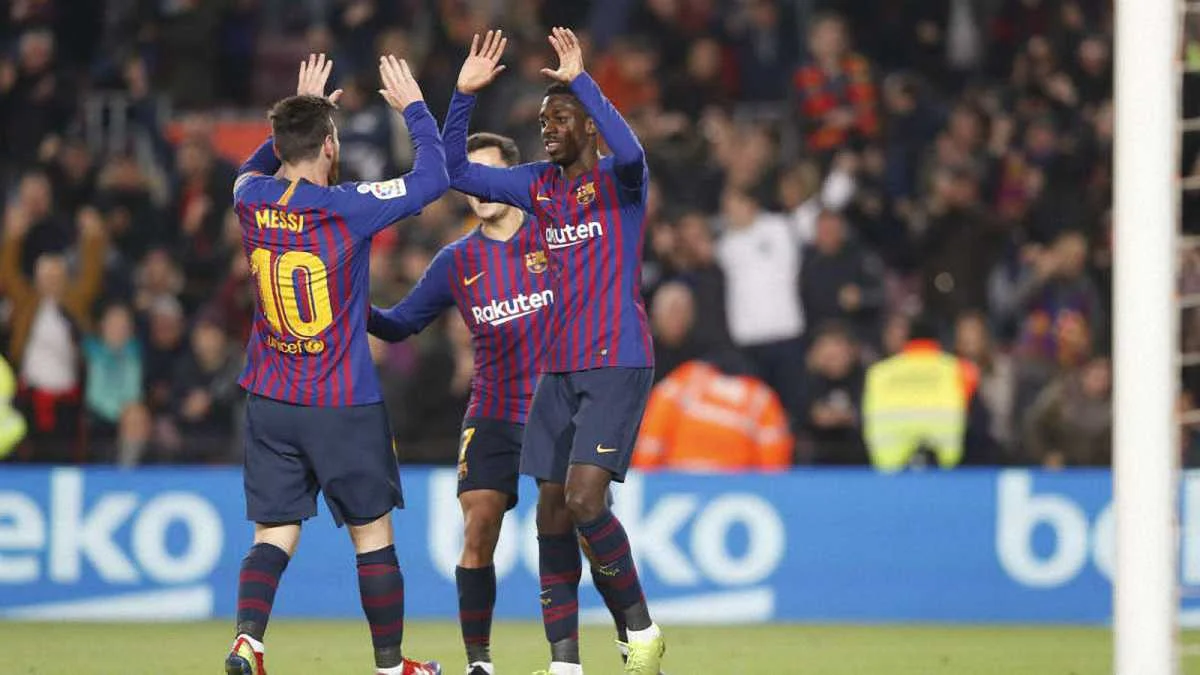 Дембеле забив курйозні голи / фото: ФК Барселона