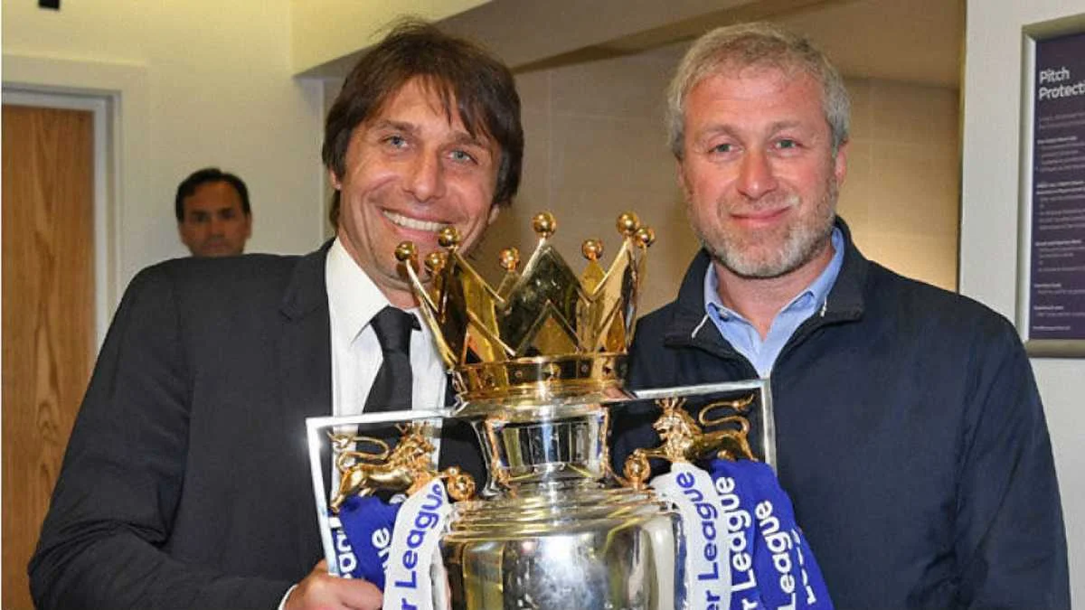 Антонио Конте и Роман Абрамович / фото: BBC