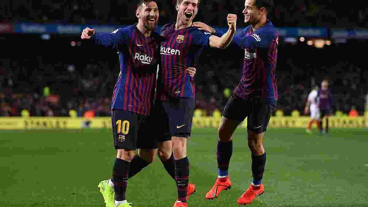 Барселона уничтожила Севилью и вышла в полуфинал Кубка Испании: "ремонтада" суперкоманды и очередной перфоманс Лео Месси