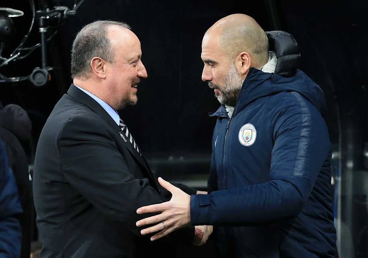 Рафа Бенітес та Хосеп Гвардіола / Фото: Манчестер Сіті
