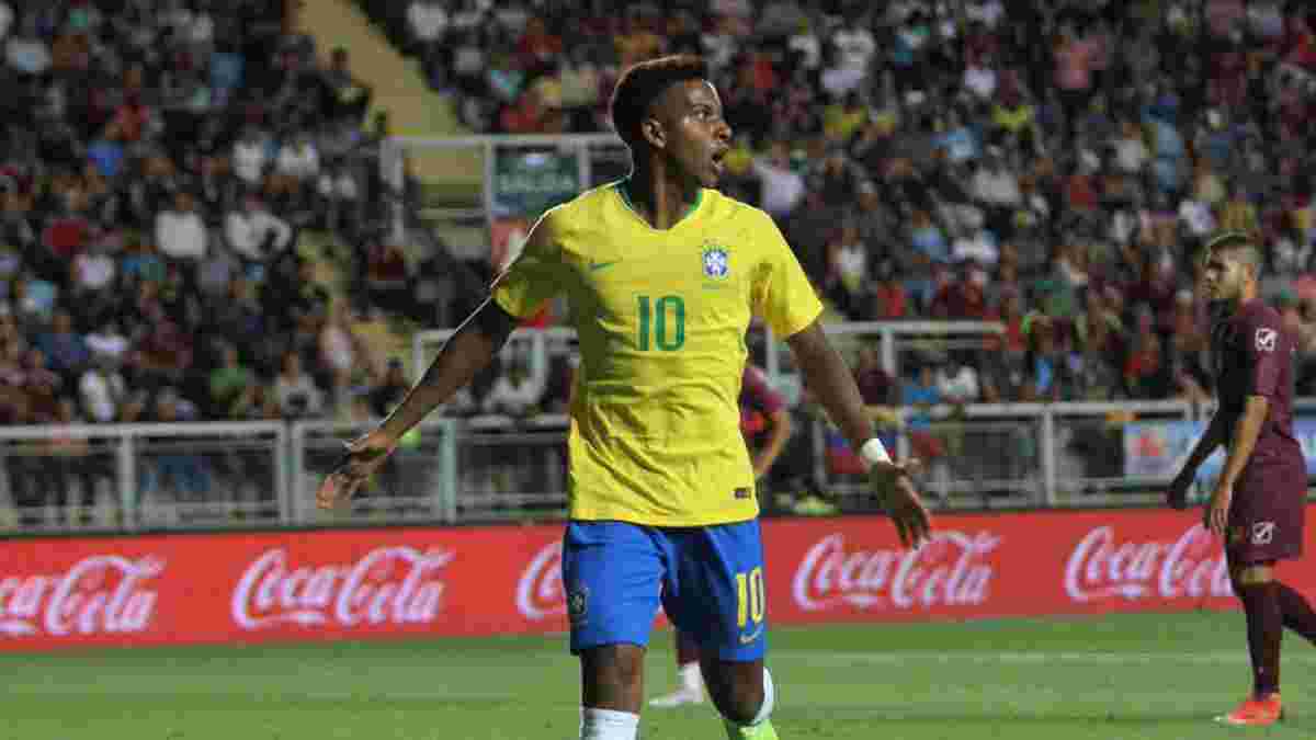 Форвард Реала Родриго совершил грубый фол в матче за сборную Бразилии U-20 на Копа Америка-2019