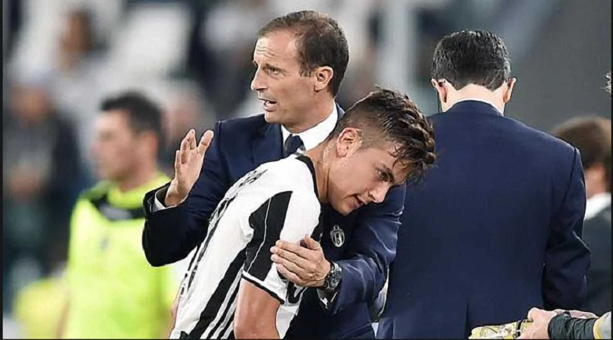 Пауло Дибала и Массимилиано Аллегри / Фото Reuters