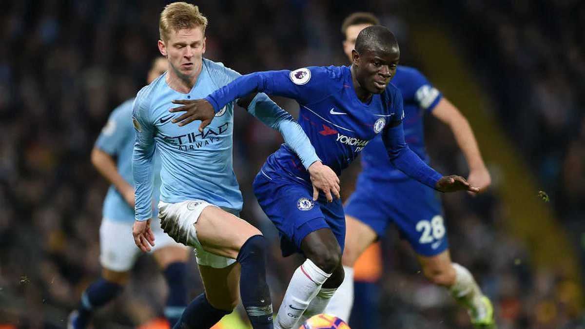 Александр Зинченко в матче Манчестер Сити – Челси / фото из соцсетей