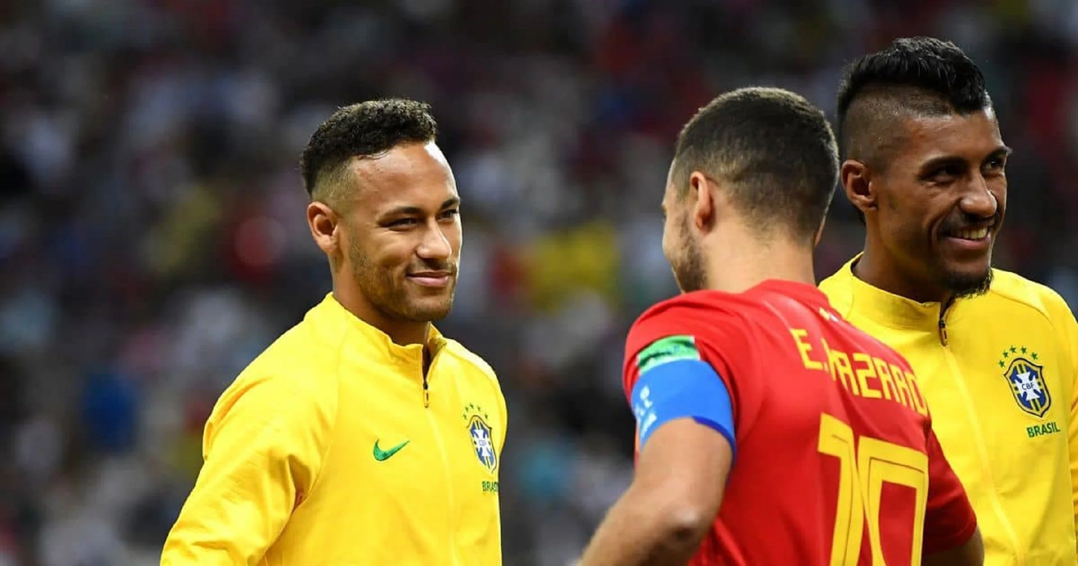 Неймар и Эден Азар / Фото vbetnews