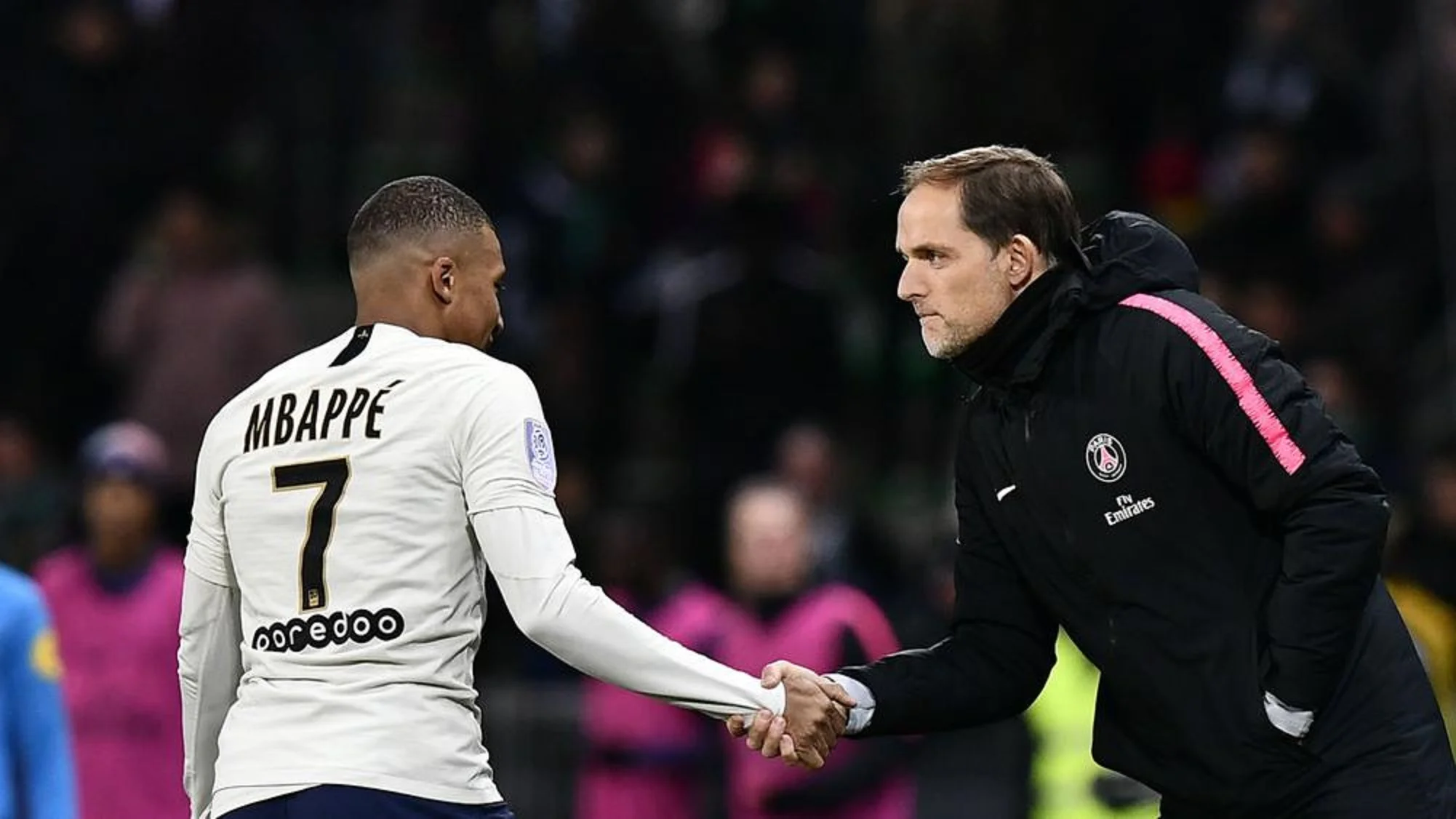 Килиан Мбаппе и Томас Тухель / Фото AFP