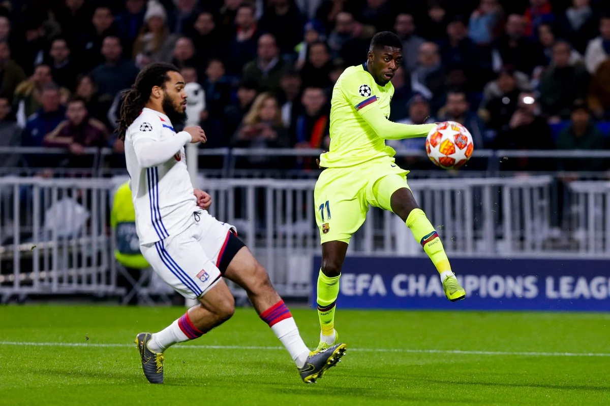 Барселона не смогла дожать Лион на выезде / ФК Барселона