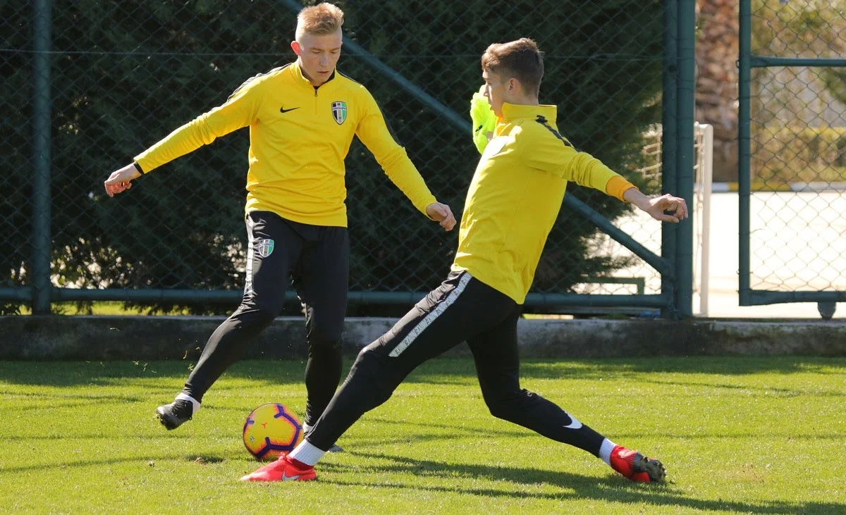 Владислав Кулач на тренировке Александрии / ФК Александрия