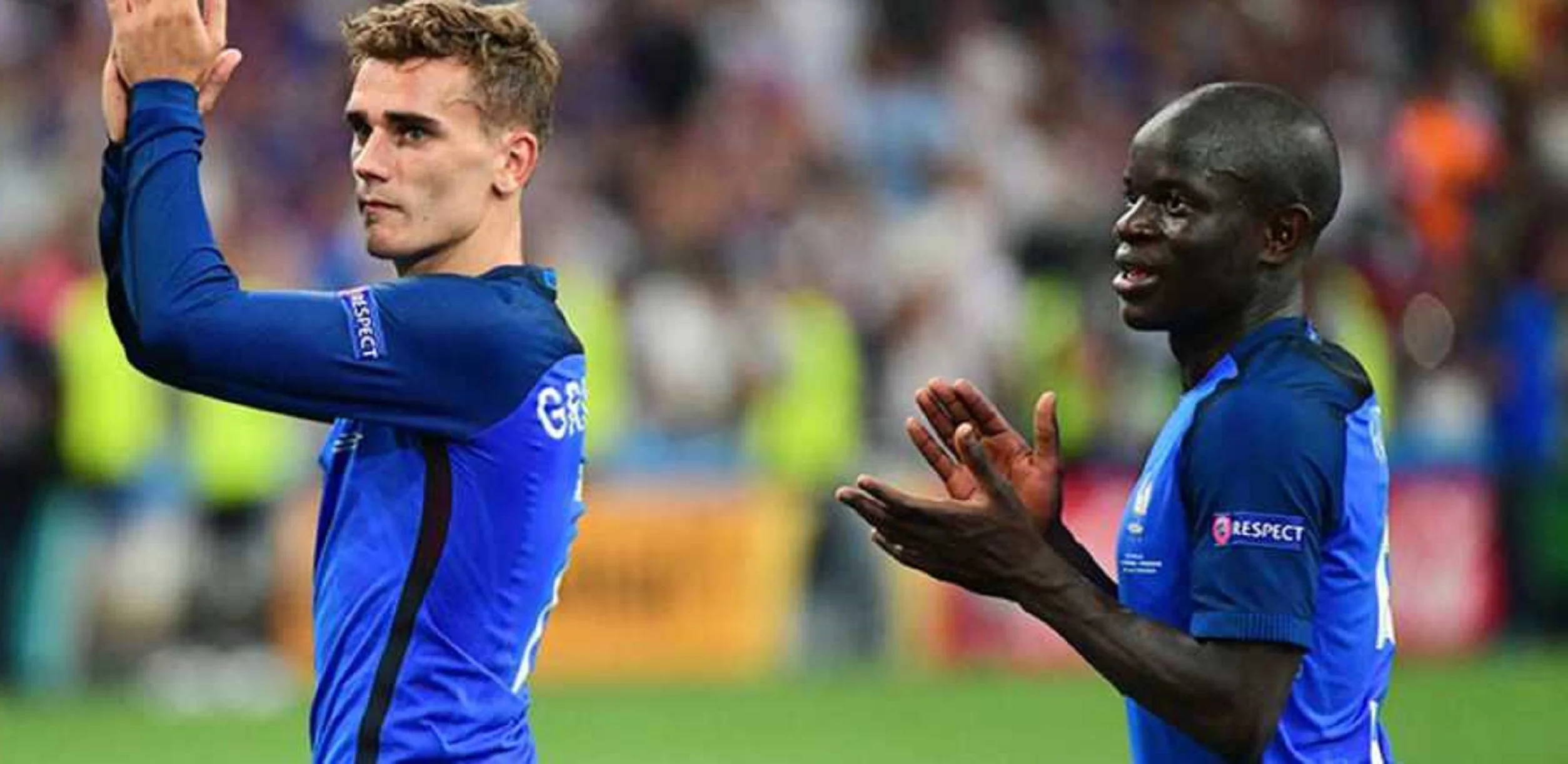 Антуан Гризманн и Н'Голо Канте / Фото programme-tv