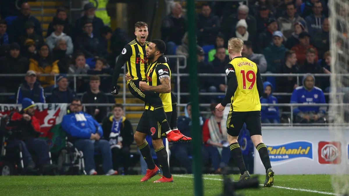 Деулофеу оформив хет-трик у грі з Кардіффом / Твіттер ФК Уотфорд