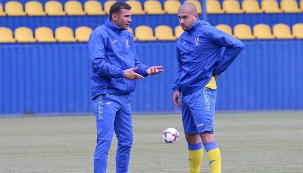 Андрей Шевченко и Ярослав Ракицкий / Фото: ФФУ