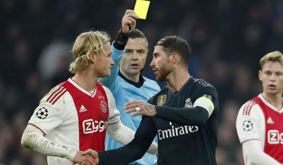 Рамос рискует получить бан / фото: УЕФА