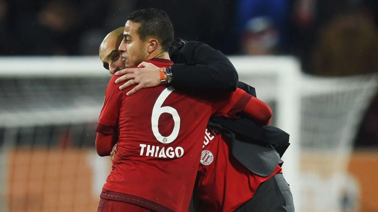 Гвардіола працював разом з Алькантари у Барселоні та Баварії / ESPN