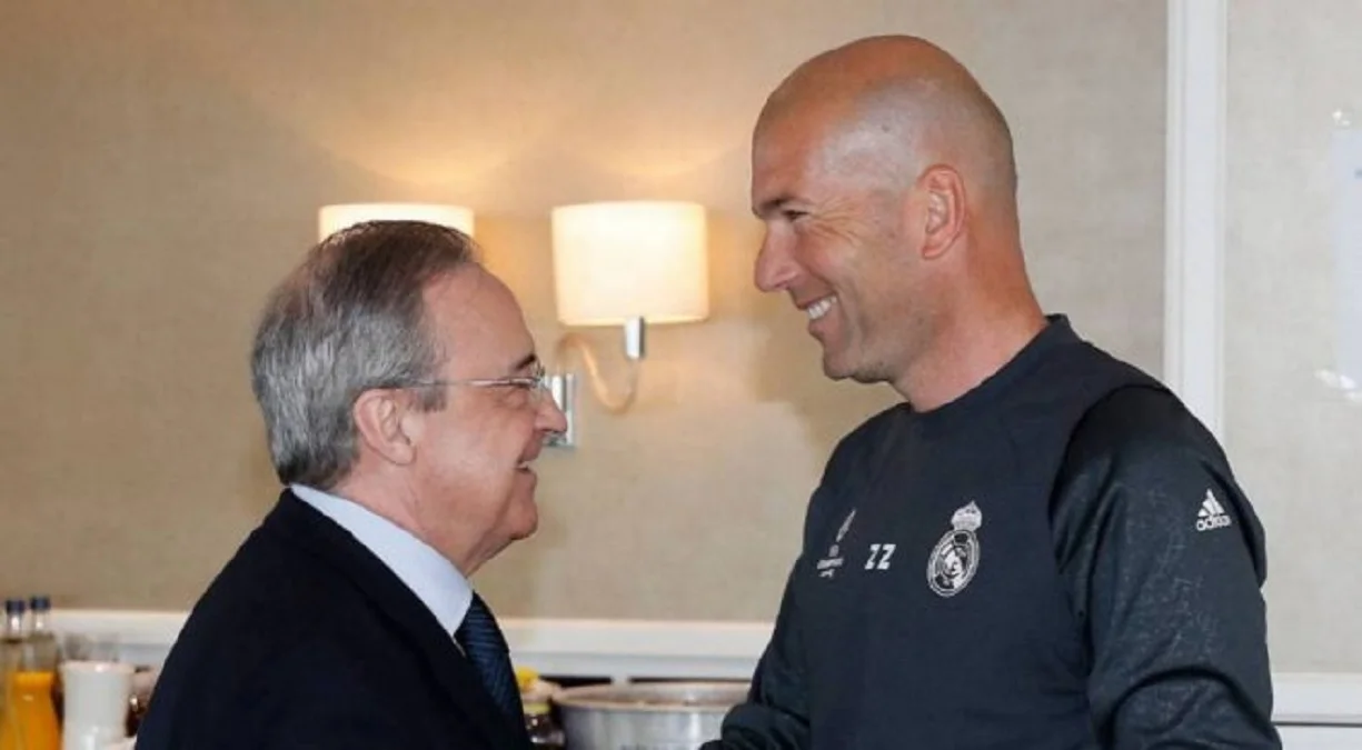 Флорентино Перес и Зинедин Зидан / соцсети