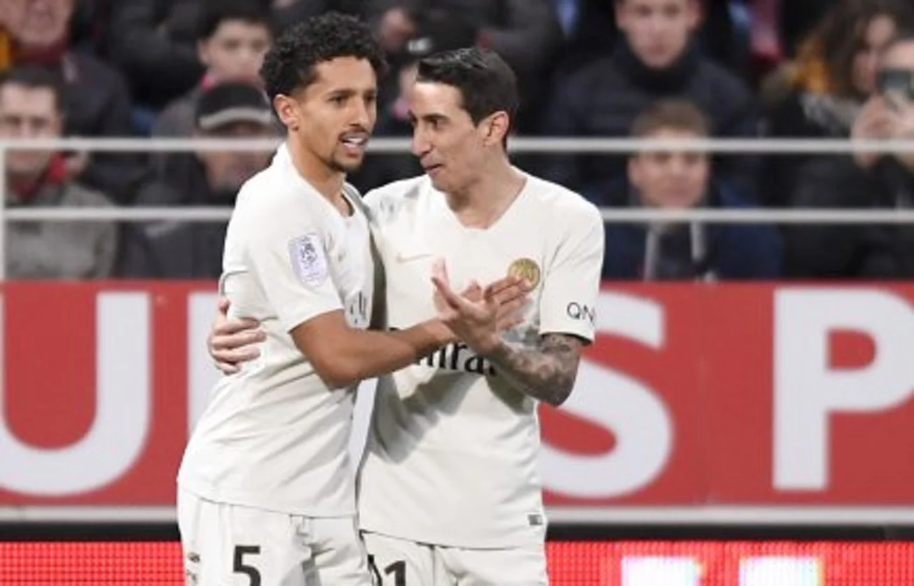 Маркиньос и Ди Мария / официальный сайт Лиги 1