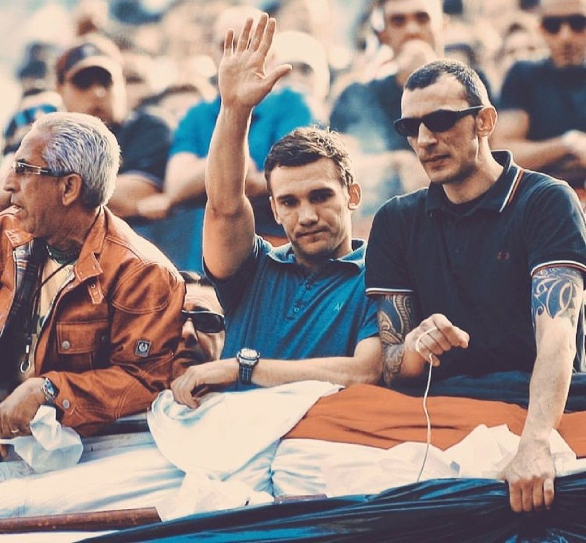 Шевченко з фанатами Мілана