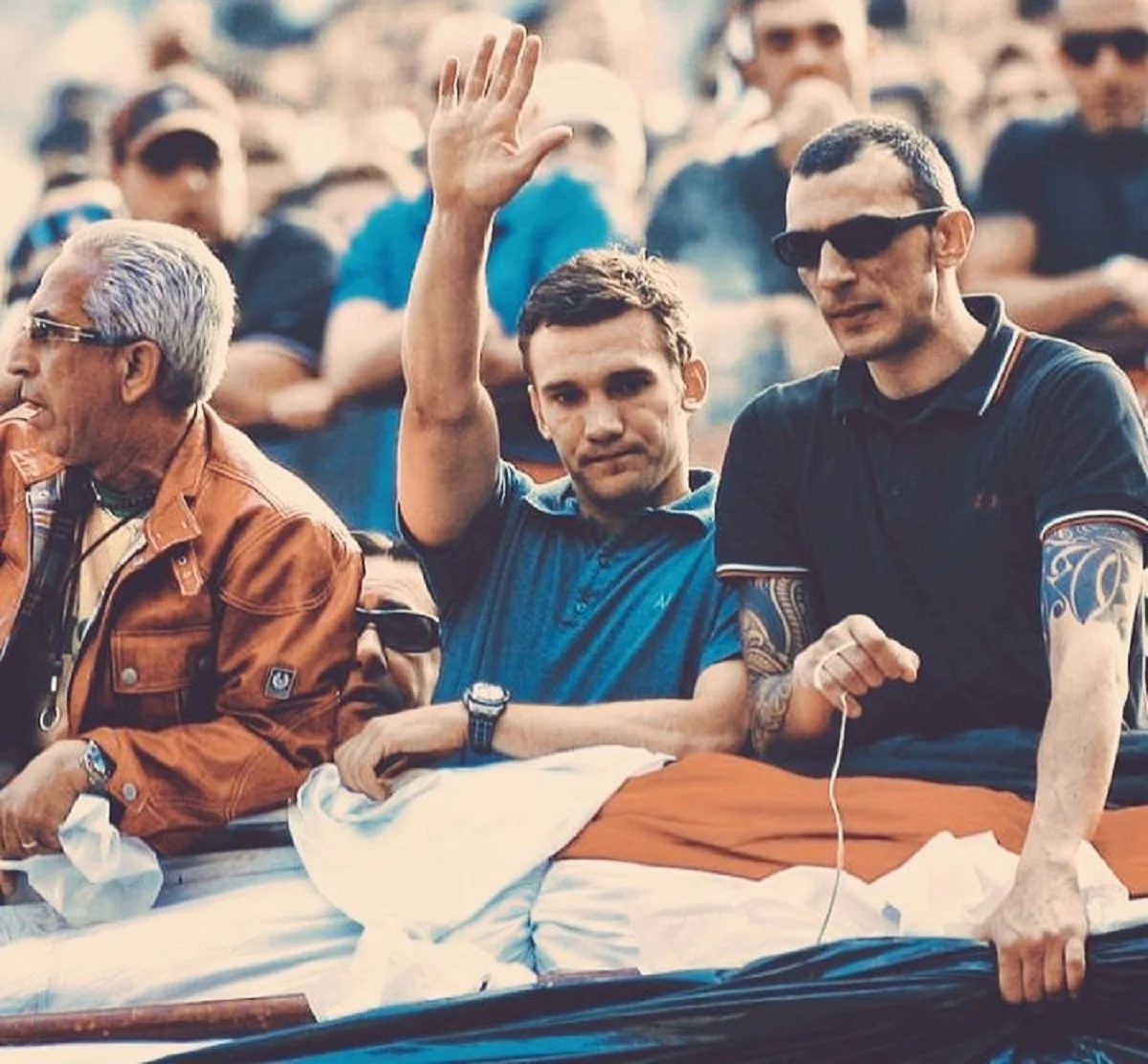 Шевченко з фанатами Мілана