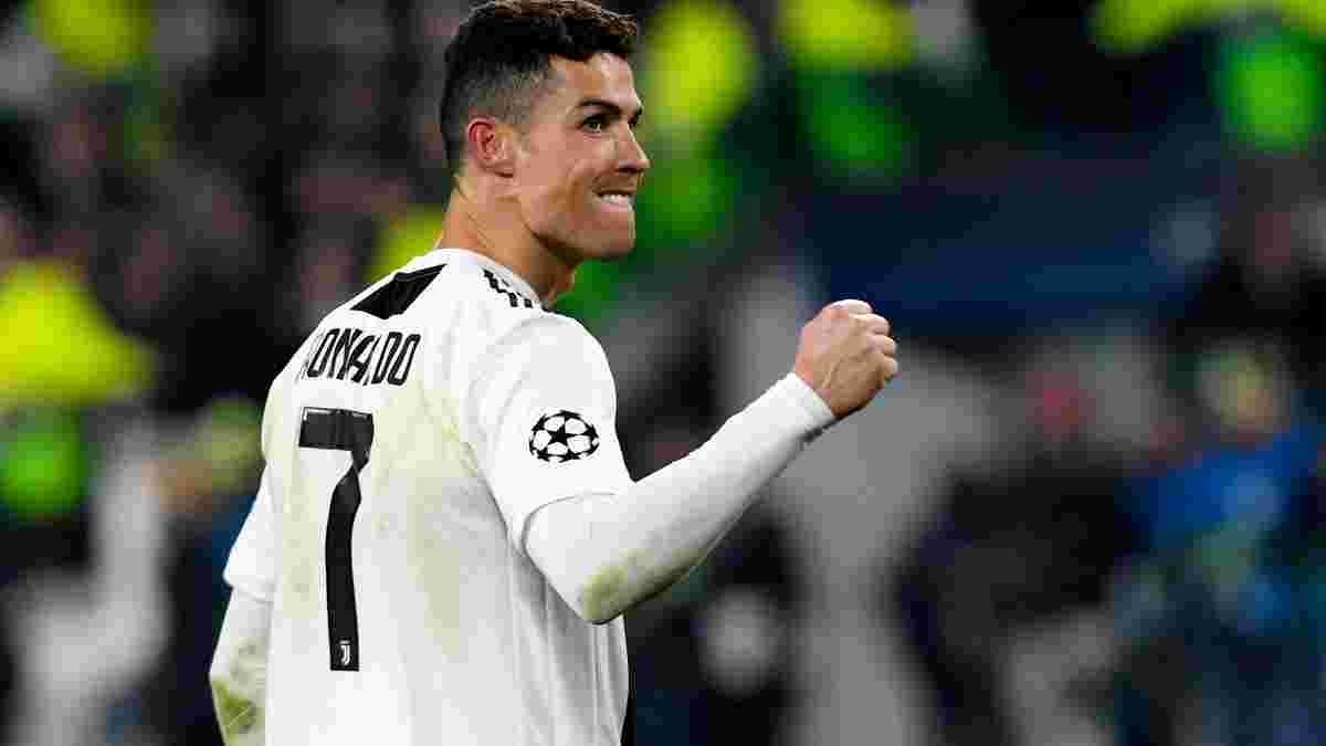 Роналду – лучший игрок недели в Лиге чемпионов